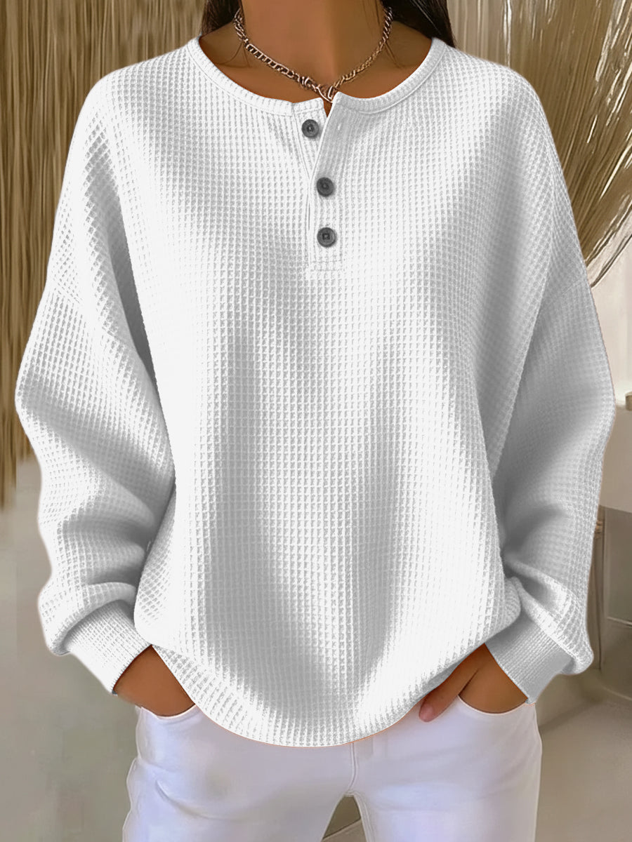 Adèle - Elegant Collar Sweatshirt