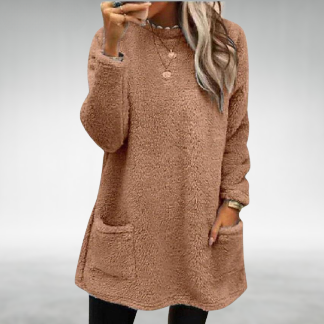 Elowen - Fleece Sweater with Pockets