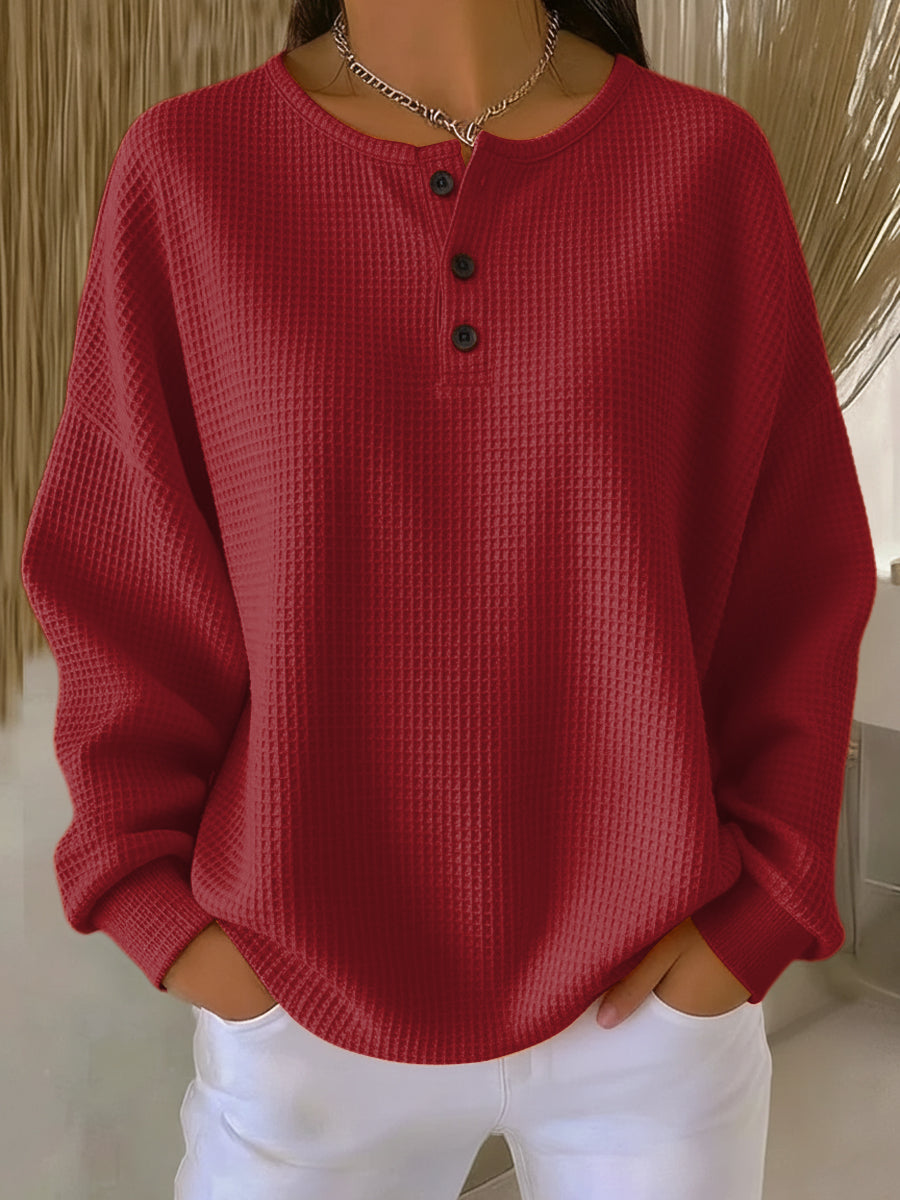 Adèle - Elegant Collar Sweatshirt