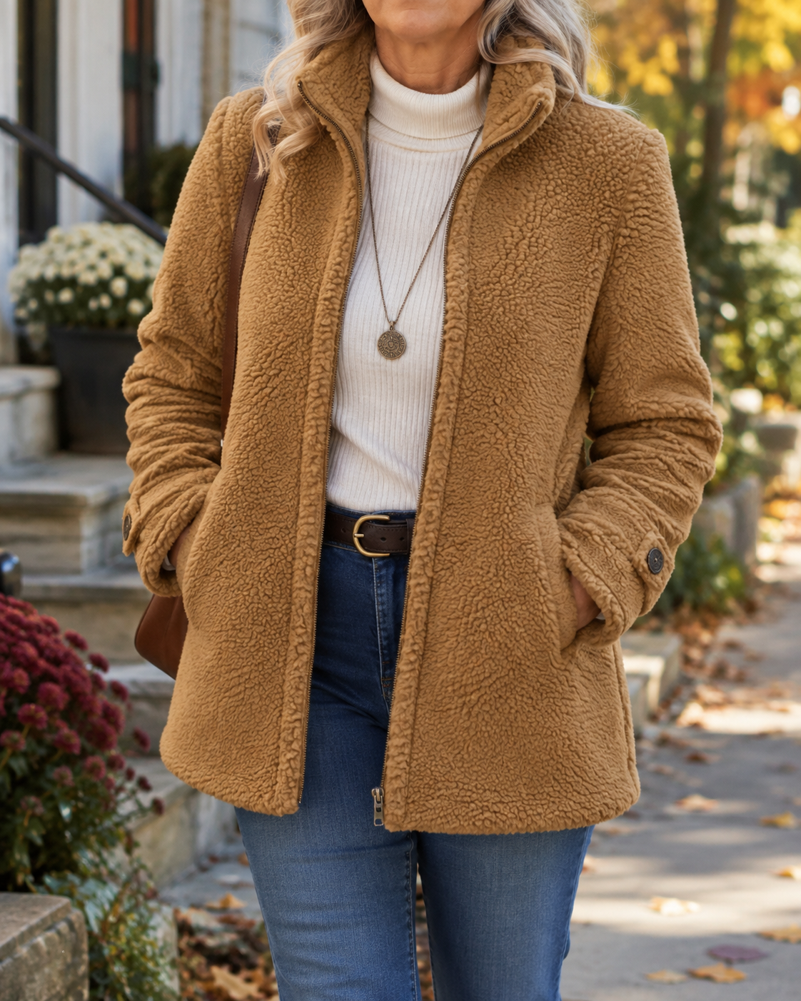 Rebecca | Cozy Stand Collar Vest