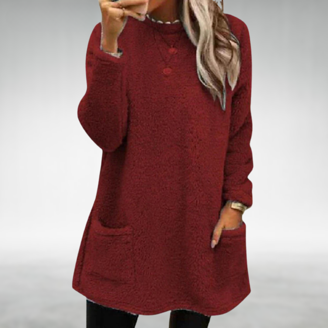 Elowen - Fleece Sweater with Pockets