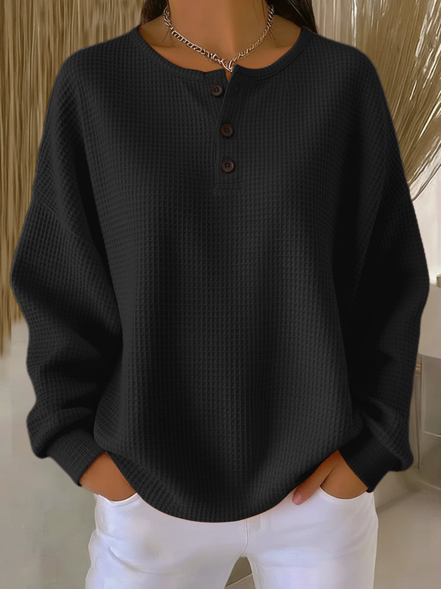 Adèle - Elegant Collar Sweatshirt