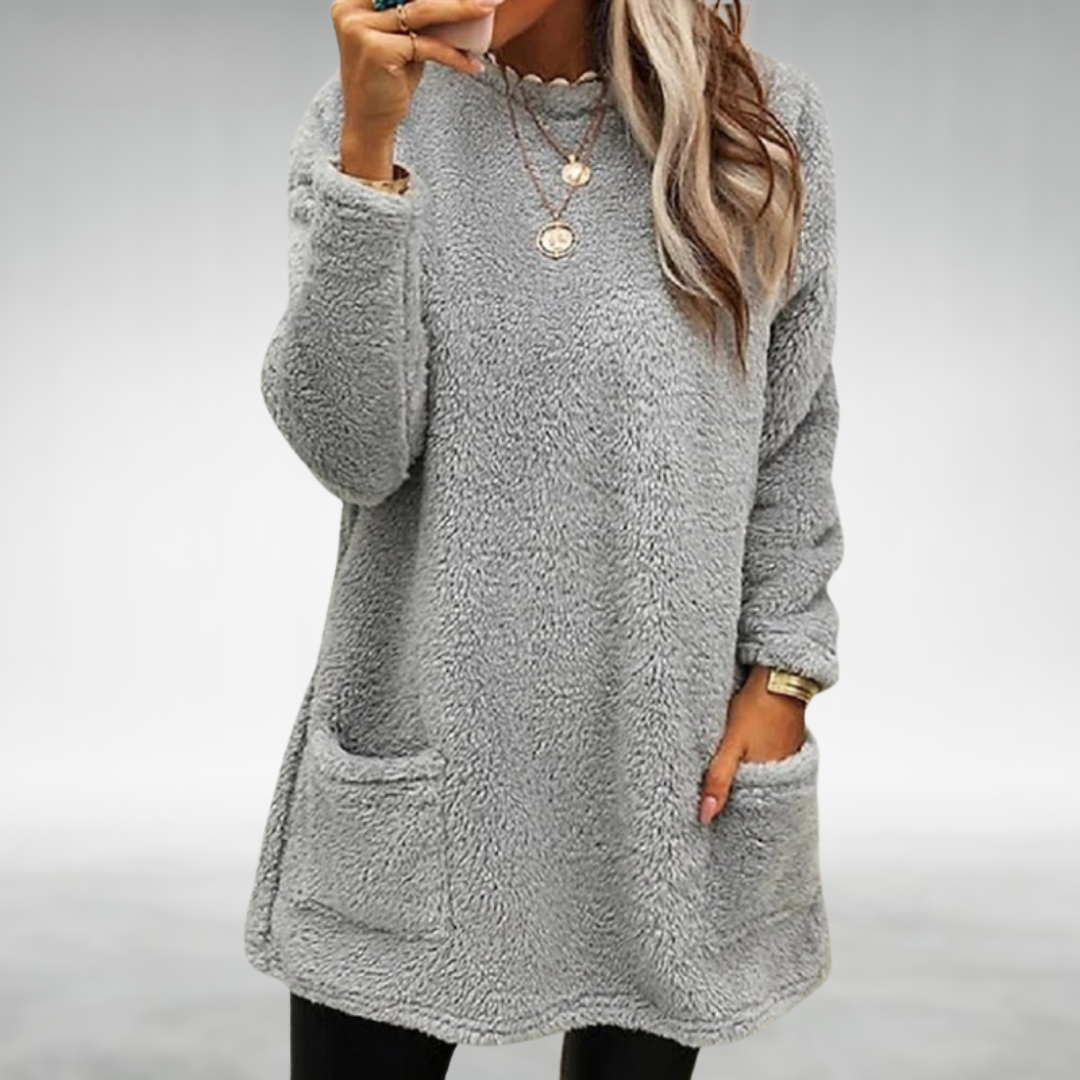 Elowen - Fleece Sweater with Pockets
