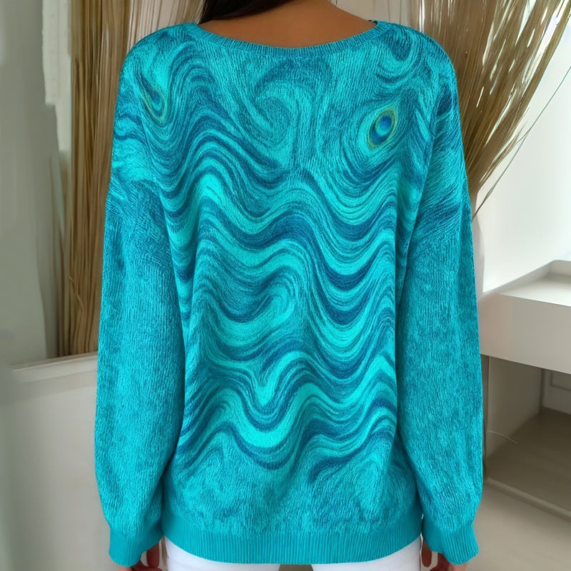 Evéline - Elegant V-Neck Sweater