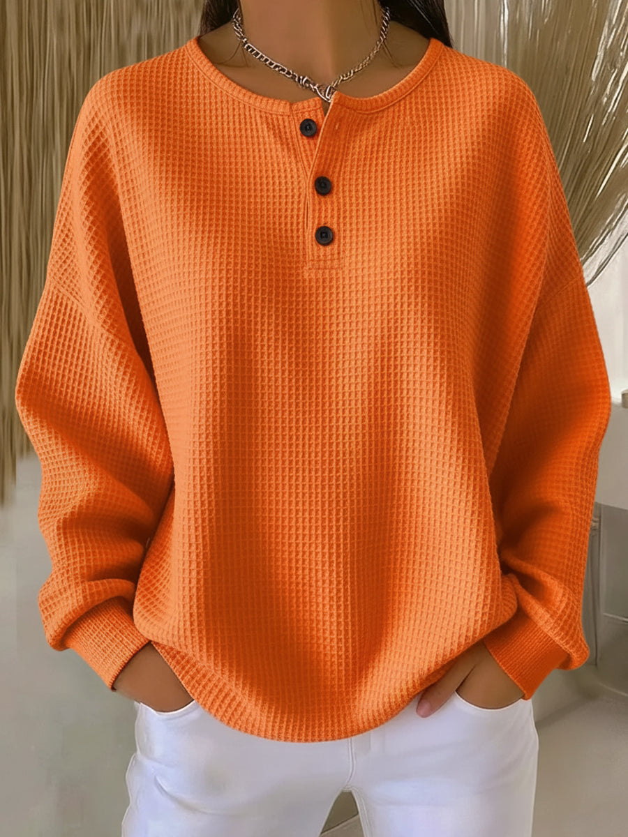 Adèle - Elegant Collar Sweatshirt