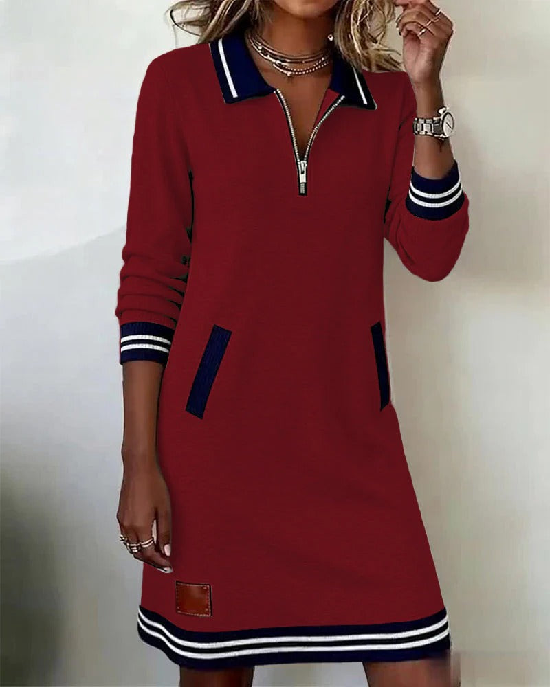 Hélène - Elegant Cotton Dress