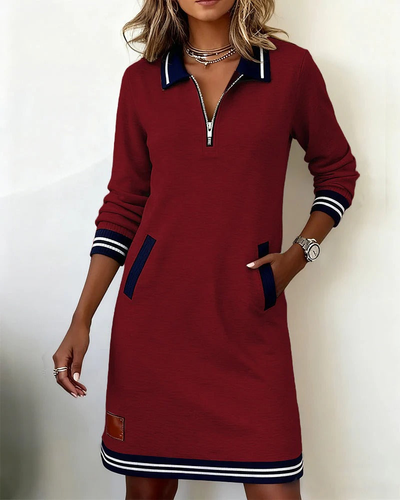 Hélène - Elegant Cotton Dress