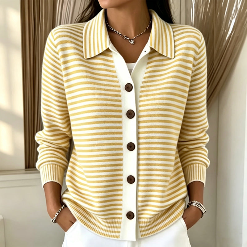 Wren| Striped Knit Cardigan