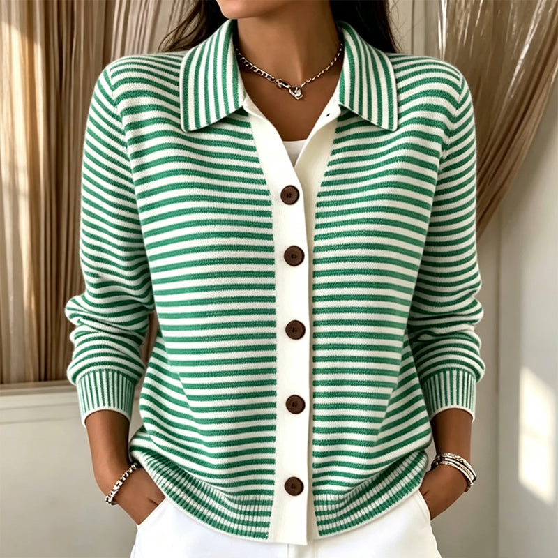 Wren| Striped Knit Cardigan