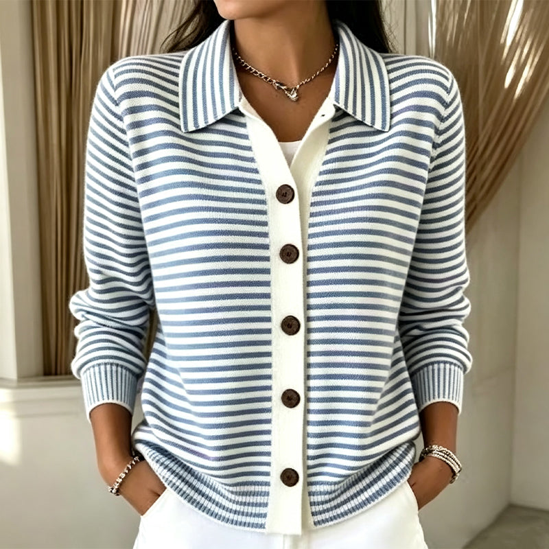 Wren| Striped Knit Cardigan